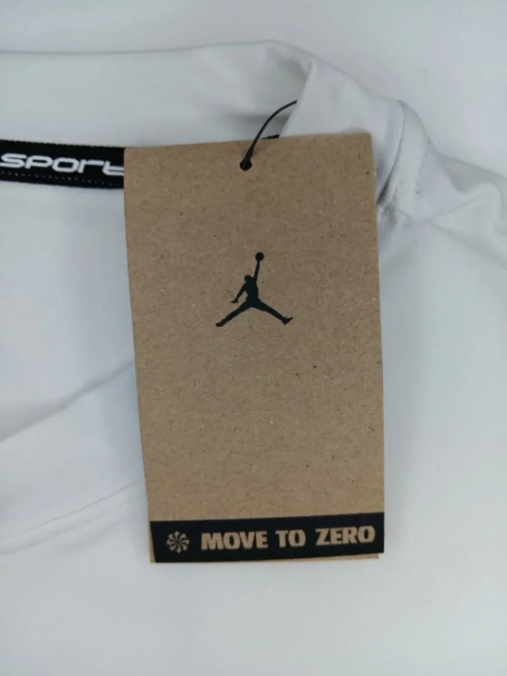 Nike Jordan Sport Essentials Men's Dri-FIT Short-Sleeve Top White Size L